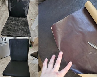 Self-Adhesive Leather Fabric, PU Leather Fabric, Thick Fabric, Leather Sheets, DIY Cloth, Leather Repair Patch Strip 35cm 50cm 100cm