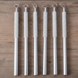 Ferramentas para fita de cerâmica - 6 peças de ferramentas de corte de laço de alumínio - para cerâmica e argila - conjunto de ferramentas de escultura - ferramentas de arame - conjunto de escultura