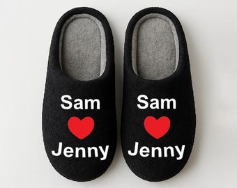 Custom Photo Slippers - Personalized Slippers Gift - Home Shoes for your Company, Event or Wedding - Custom Slides Design Your Own Flipflops