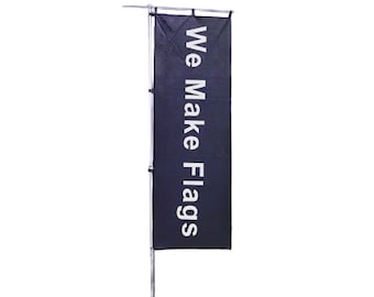 Bannière suspendue drapeau Nobori personnalisée Drapeau d'entreprise personnalisé - Drapeau de boutique avec logo permanent Drapeau de magasin, concevez votre propre affiche japonaise