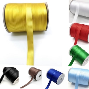 Bias Tape Lip Cotton Polyester Fabric Binding Cord Lip Cord Edge Piping Edge Rope Ribbon Upholstery Sewing Piping Trims Width 15 mm
