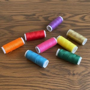 Sewing Machine Thread Set - 39 Pieces Thread Assortment - Fils Machine à Coudre - Nähgarn Sortiment - Embroidery Thread Kit - Multi Colors image 8