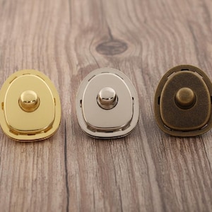 Boutons pressions - Fermetures - Bronze doré argenté - Bouton pression - Bouton pression - Fournitures créatives en cuir - Fermoir de fermeture - Fournitures d'ameublement