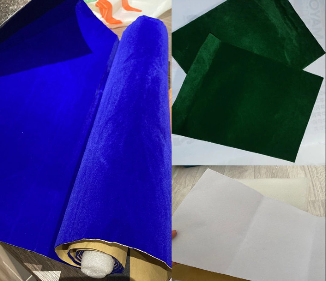 Selfadhesive Velvet Fabric, DIY Cloth Velvet Fabric Sheet, Repair