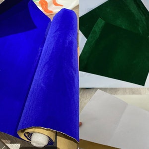 Selbstklebender Samtstoff, DIY-Tuch, Samtstoff, Reparaturstreifen, Samtreste, Flockstoff, Samthandwerk, Flockstoff