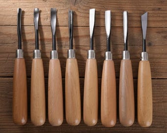 Träsnideriverktygsset Sniderihandmejsel Knivsats Mini träbearbetningsskölpar Perfekt för detaljer och grundläggande gravyr Skulptursnickeri
