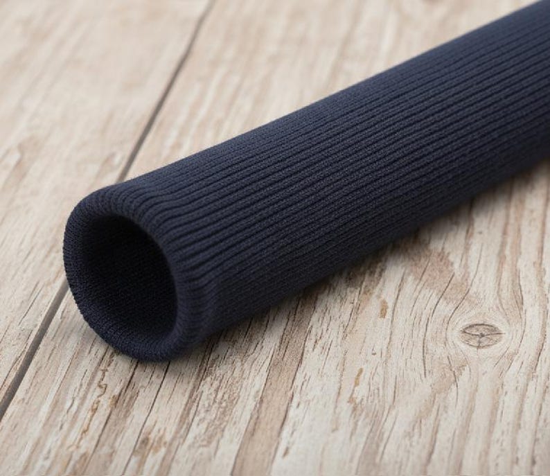 Tubular Rib Cuffing for Sweatshirts, Hoodies and T-shirts, Pajama Ribbing, Rib Knit Trim Cuff Cuffing Fabric, Garment Cuffs for Sleeve image 4