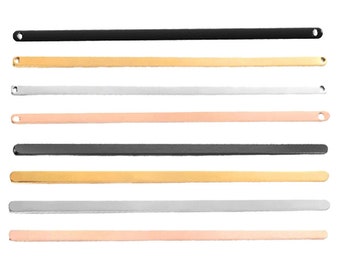 Cuff Blanks, Cuff Bracelet Blanks, Stainless Steel Bracelet Blanks, Stainless Steel Cuffs, Hand Stamping Blank, Gold Silver Rose Gold Black