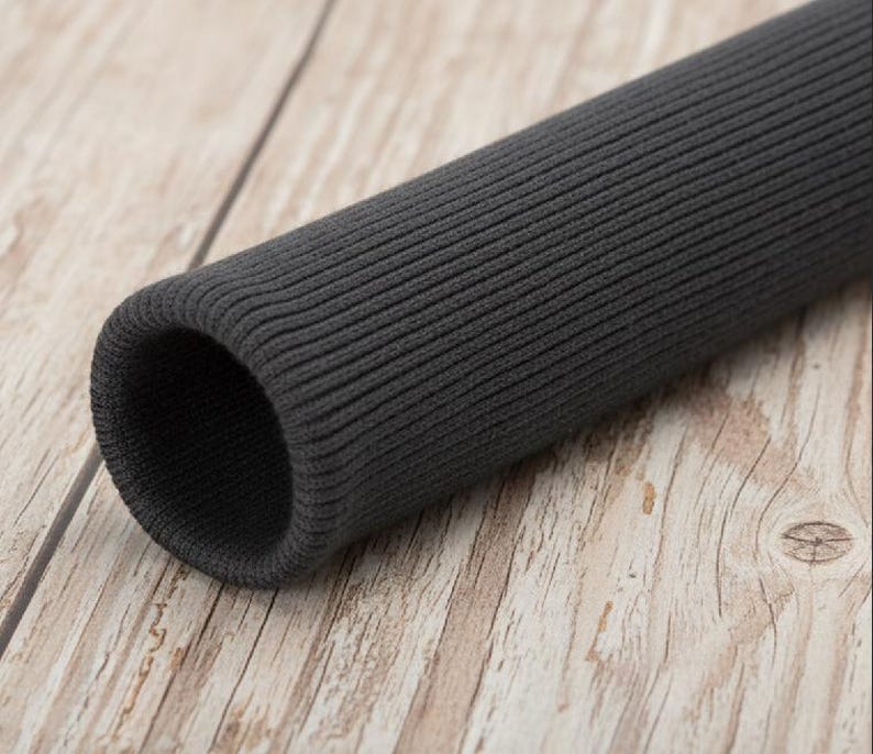 Tubular Rib Cuffing for Sweatshirts, Hoodies and T-shirts, Pajama Ribbing, Rib Knit Trim Cuff Cuffing Fabric, Garment Cuffs for Sleeve image 6