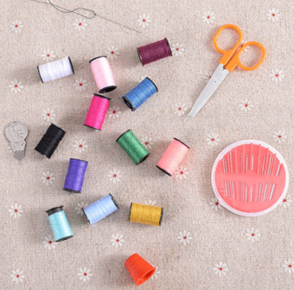 Travel Sewing Kit Mini Needle and Thread Kit Sewing Etsy