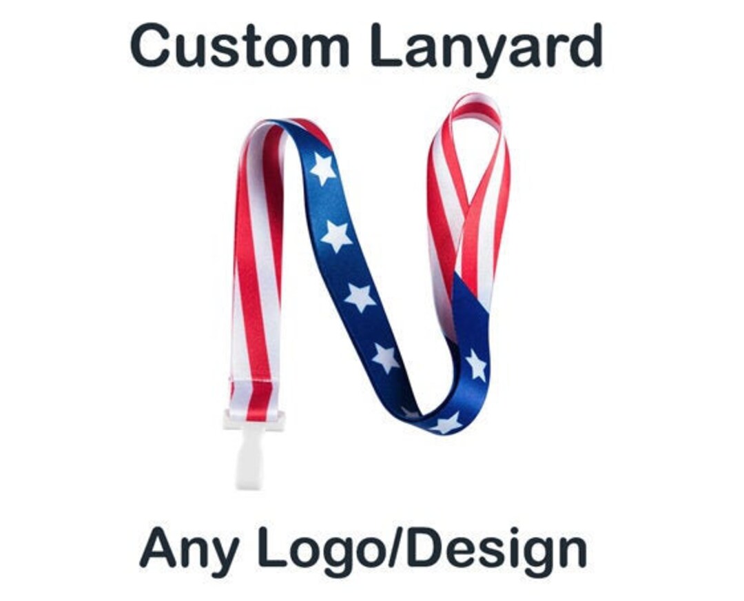 Custom Lanyard Personalized Lanyard Custom Logo Full Color for School