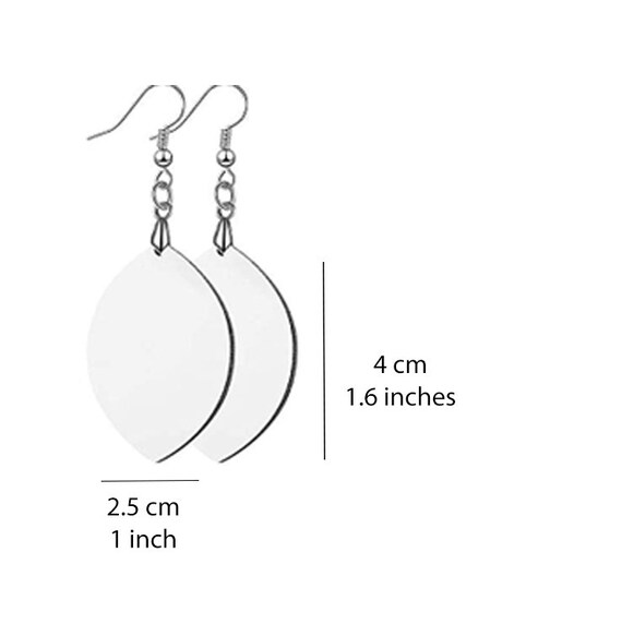 Sublimation Circle Earring 2.5 Inches