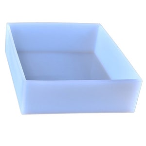 Stampo per rivestimento in silicone - Stampo per sapone in silicone Stampo flessibile rettangolare - Produzione di sapone fai-da-te