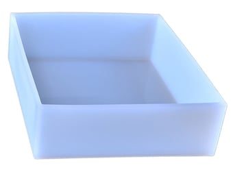 Molde de forro de silicone - Molde de sabão de silicone Molde flexível retangular - Fabricação de sabão DIY