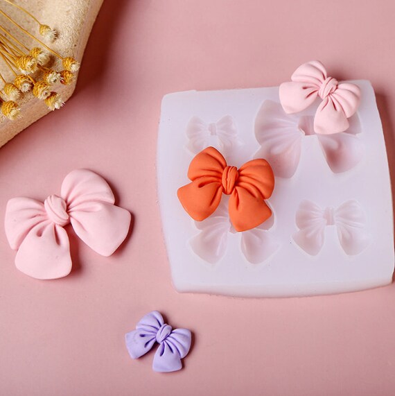 Bowtie Silicone Mold Mini Bows Mold Handmade Soap Plaster - Etsy