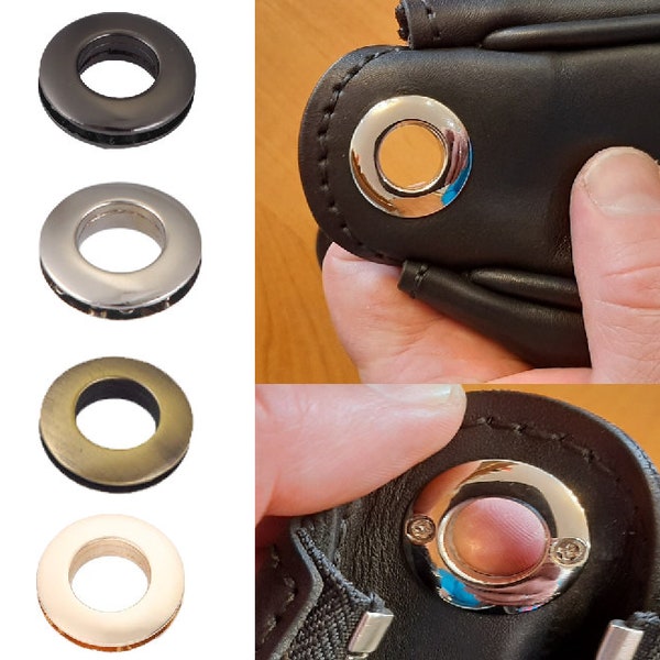 Leather Purse Grommets Etsy