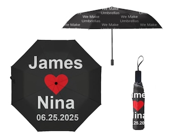 Custom Umbrella - Personalized Umbrella - Printed Photo Umbrella - Logo Picture Umbrella - Regenschirm Personalisiert - Design Your Own
