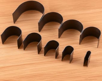 5 mm-50 mm Cirkelform för läderörhängen / Rund form för läder / Form för läderörhängen / Stans för polymerlera för hantverk DIY
