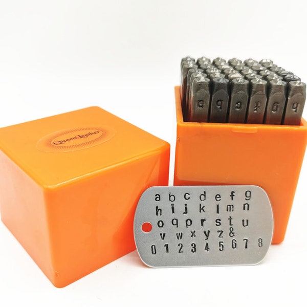 Kleinbuchstaben Stempel Set - Alphabet Stempel - Buchstabe Zahlen Stempel - Metall Design Stempel - DIY Metall stempeln Schmuckherstellung Zubehör Schmuck Werkzeug