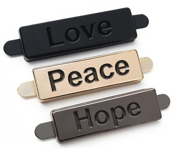 100 etichette per borse personalizzate in metallo dorato, argento