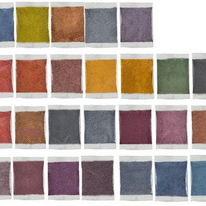 24 Colors Tie Dye Set, Fiber Reactive Dyes, Fibre Dyes, Dye Powder, Craft Supplies