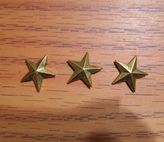 ⭐ 500 Remaches De Estrella De Metal De 10 Mm – Punta Punk Para Ropa, Bolsos Y Chaquetas (Dorado)