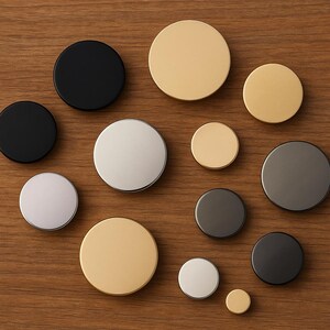 Metallic Shank Buttons, Round Gold Silver Black Buttons For Sewing Trench Coat, Suit, Uniform, Classic Blazer, Duffle, Coat Buttons Skirt