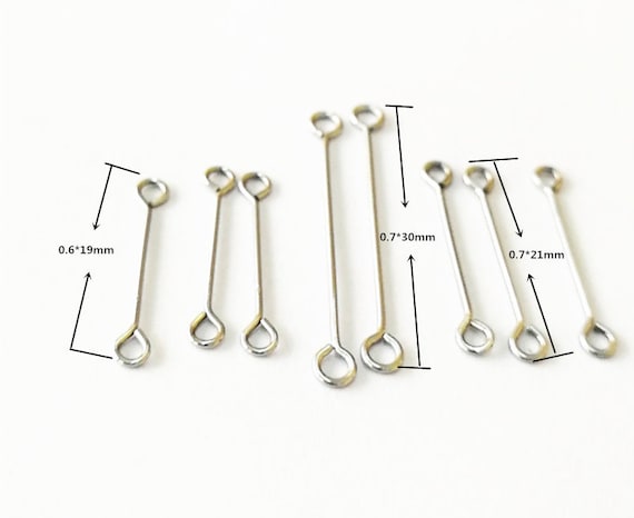 100Pcs T-PINS (25mm) For Wig On Foam Head Style T Pin Needle