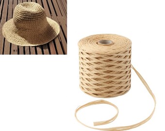 Kraft Raffia, Degradable Paper Ribbon, Gift Ribbon, Eco Friendly Gift Wrapping and Packaging, Craft Supply, Paper Raffia, 200 Yards Spool