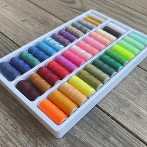 Sewing Machine Thread Set - 39 Pieces Thread Assortment - Fils Machine à Coudre - Nähgarn Sortiment - Embroidery Thread Kit - Multi Colors image 2