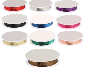 Nylontråd - Gör-det-själv-pärltråd - Snöre för armband, halsband, smyckestillverkning - Smyckestråd 0,2 mm 0,3 mm 0,4 mm 0,5 mm 0,6 0,7 0,8 1,0 mm