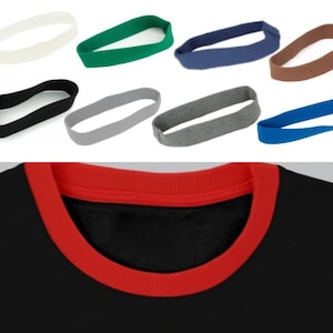 Bord-côtes pour col, sweats à capuche, sweat-shirts et t-shirts, bords-côtes de pyjama, bordure en tricot côtelé, poignets de vêtement, tour de cou