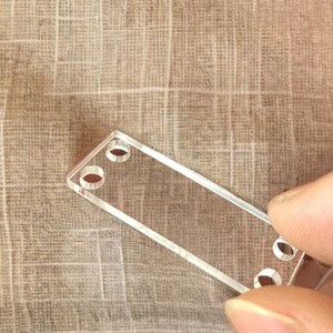 50 Custom Acrylic Tags - Personalized Sewing Labels for Knitting ...