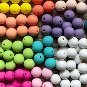12 mm matte kralen pastel veelkleurige kauwgomballen kralen, ronde acryl losse kralen, matte kauwgom kralen, dikke kralen, ronde plastic kralen