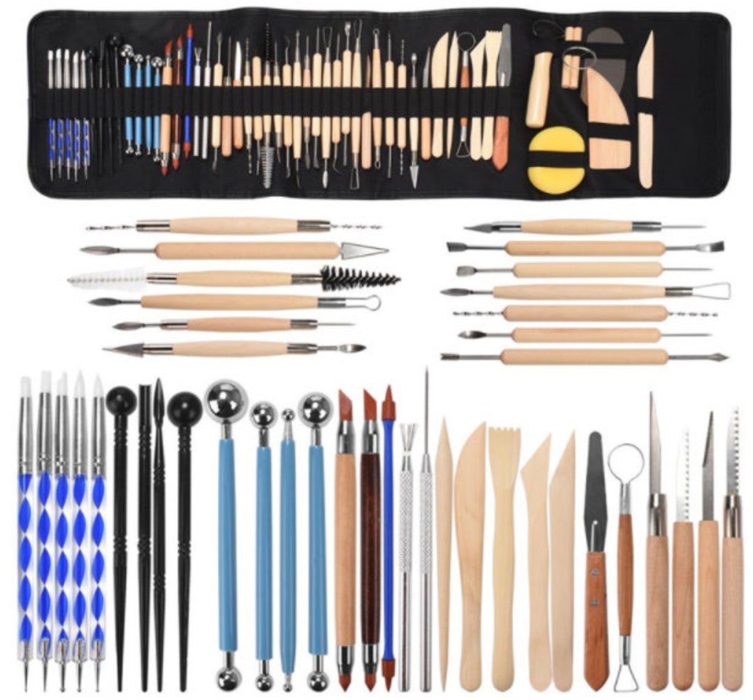 Carving Tools for Clay Art (Set of 13 pcs) | Double Ended Clay Modeling  Tools | Clay Sculpting Tools | Wax Pottery Craft Tools