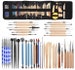 51 Pcs Pottery Tool Set - Clay Sculpting Tools - Pottery Supplies Kit - Outils Poterie - Carving Tools - Modeling Tools - Ceramic Art Tools 