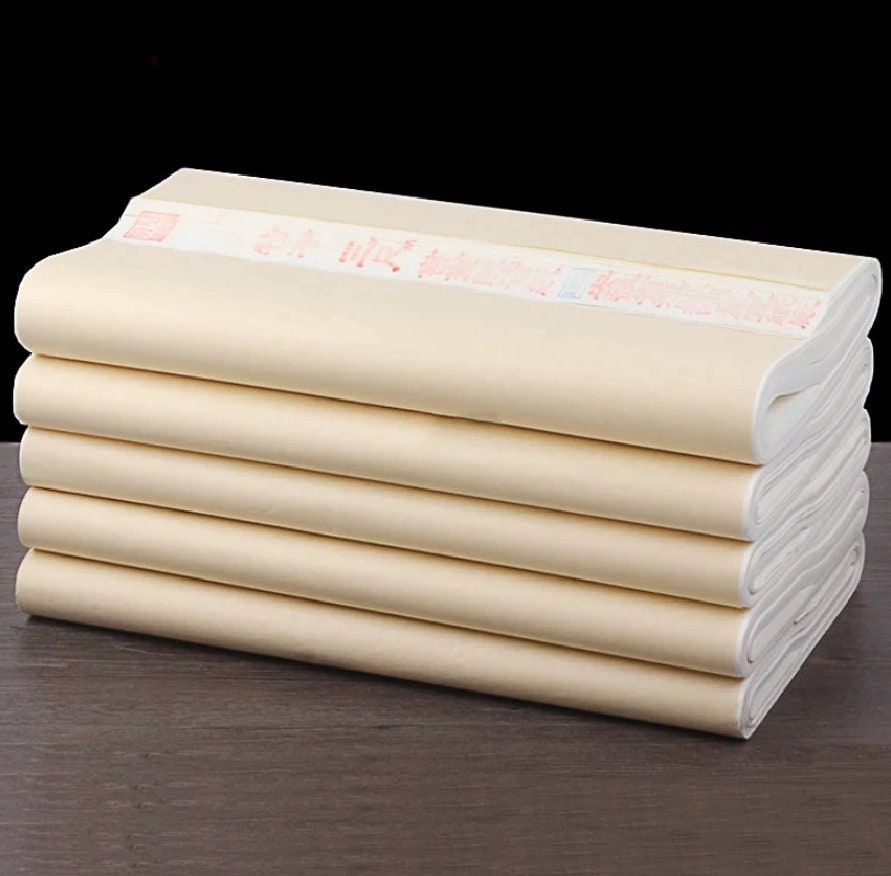 50 Sheets crafts Rice Paper Rice Paper for Crafts Xuan Rice Paper