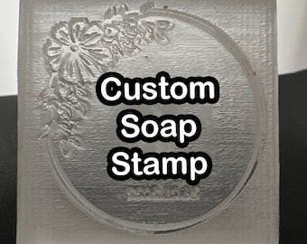 Custom Soap Stamp, Personalized Logo Custom Acrylic Mold, Handmade Acrylic Soap Stamp, Personalized Cookie Stamp Wedding Soap Stamp