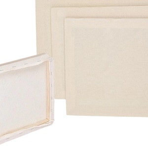 Punch Needle Cloth Fabric on Frame Blank, Pre-Stretched Fabric, Wood Frame for Primary Backing, Cloth for Thread Needle Punching Embroidery