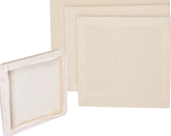 Punch Needle Cloth Fabric on Frame Blank, Pre-Stretched Fabric, Wood Frame for Primary Backing, Cloth for Thread Needle Punching Embroidery