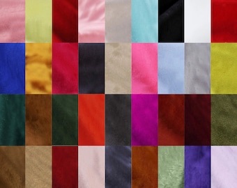 Suede Fabric, Microsuede Fabric, Soft Suede Fabric, By the Half Yard, For Clothing Garment Micro Suede Material Bags Shoes Sofa Cover