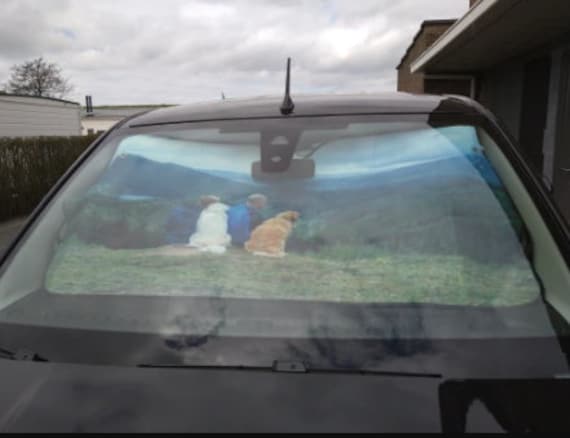 Personalized Windshield Cover Sunshade Custom Car Sun Shade Customizable  With Your Picture, Logo, Image, Text Gift for Car Lovers 