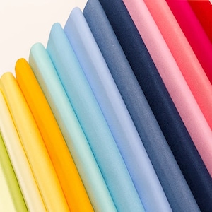 Twill Fabric, 100% Cotton Fabric, Solid Color Cotton Fabric, Apparel Fabric by the Meter Yard, Fabric for Clothing, Pants, Skirt, Sweater