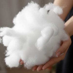 Cotton Filling Material, Plush Toy Stuffing, Doll, Cushion, Polyester Batting, Wadding Offcuts, Batting Offcuts, Fibrefill, Hobbyfill image 2