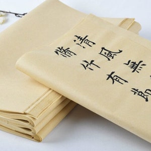Pratica di calligrafia cinese giapponese, scrittura, disegno, carta di riso Xuan senza griglie, 70 fogli/set, Sheng (grezzo) Xuan