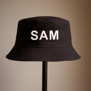 Customized Bucket Hat, Personalized Bucket Hat, Fisherman's Hat, Custom Logo Text, Sun Hat, Summer Hat, Unisex, Gift for Husband Boyfriend