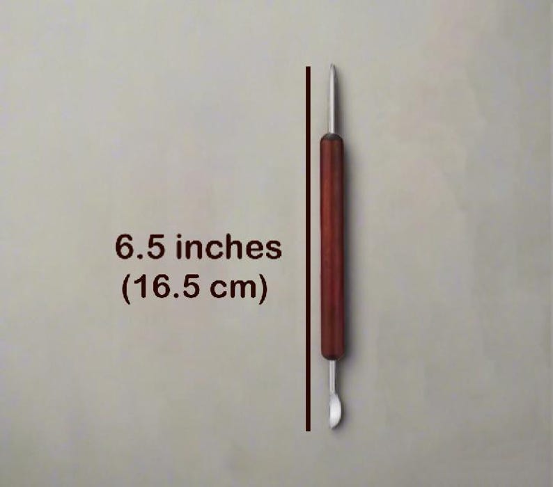 6 herramientas de doble punta para esculpir y dar forma a cerámica y arcilla - Herramientas para esculpir arcilla - Juego de herramientas de cerámica - Kit de inicio imagen 5