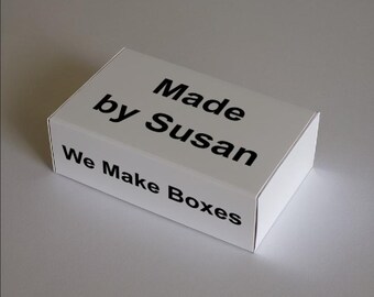 10 Custom Printed Mailer Box | Small Personalized Gift Box | Full Colour Double-Sided Printing | Decorative Shipping Box| Shoe Box Birthday