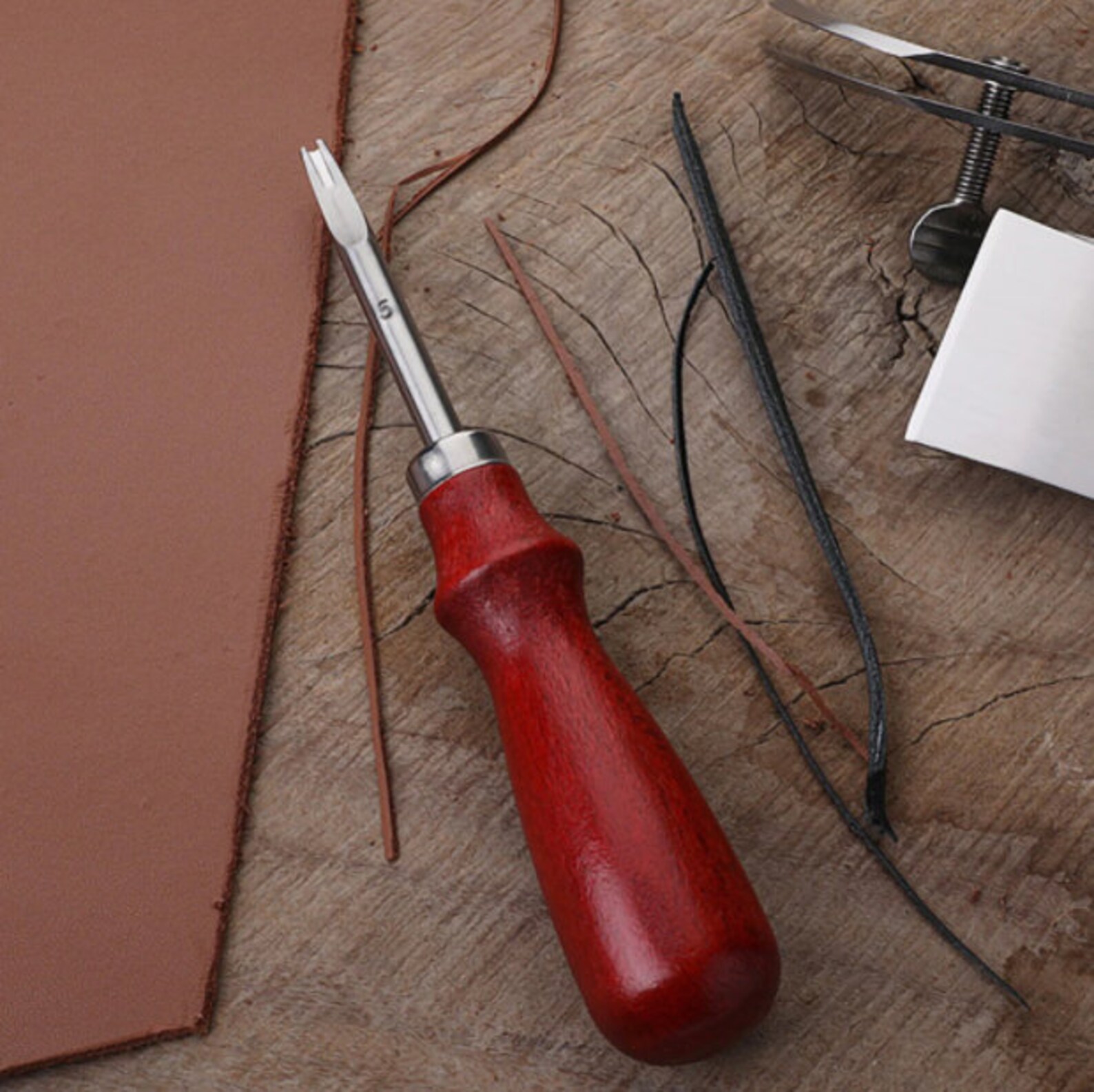 4 Pcs Leather Edge Beveler Set Edge Beveler Leather Etsy