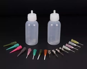 Paint Bottle - Applicator Bottle - Squeeze Bottle - Painting Tools - Needle Tip Bottle - Art Tattoo Tips For Resin Crafts - Glue Bottle